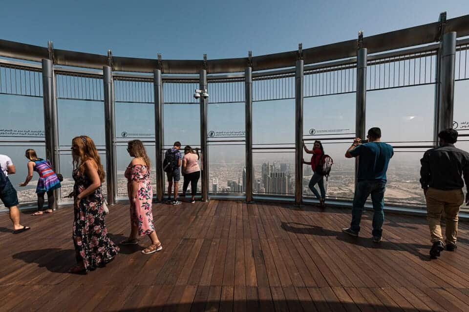 Burj Khalifa Jantar ou Almoço Experiência 2026